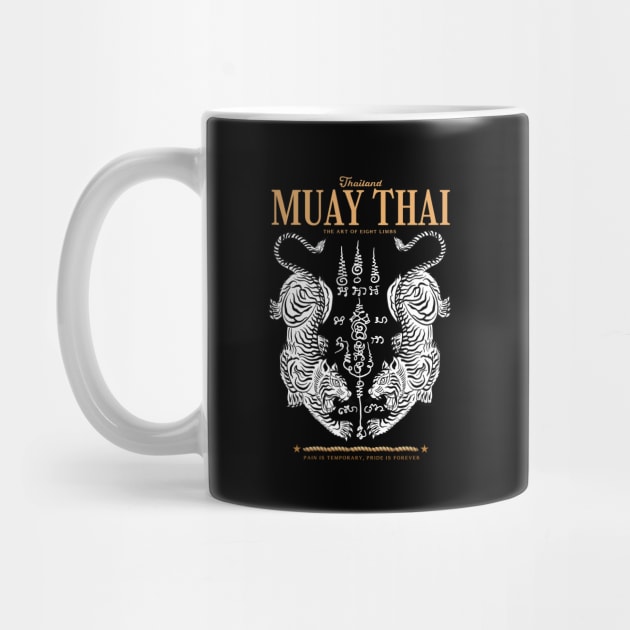 Classic Muay Thai Twin Tiger by KewaleeTee